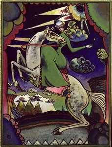 Amazonka dans les montagnes, 1918 - Wassily Kandinsky